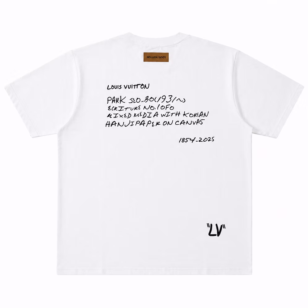 Artistic Script Cotton T-shirt