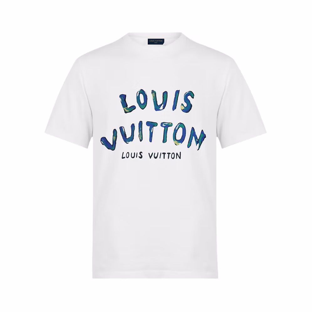 Graffiti Logo Cotton T-Shirt